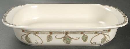 Mission Flower 11" Rectangular Baker