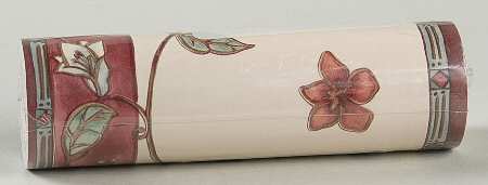 Mission Flower Wallpaper Border