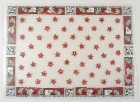Mission Flower Vinyl Placemat