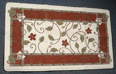 Mission Flower Rectangular Berber Rug