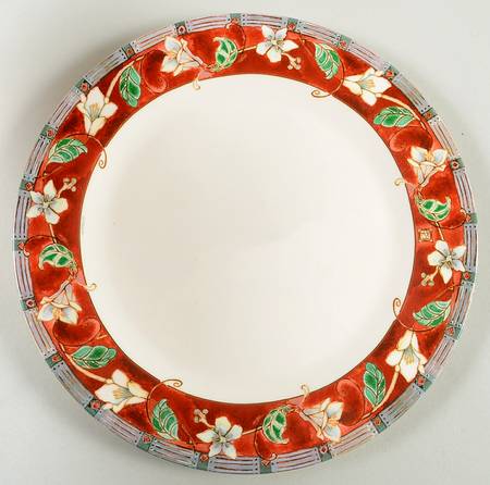 Mission Flower Melamine Dinner Plate
