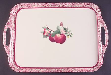 Delicious Handled Melamine Tray
