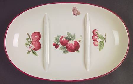 Delicious 3 Part Divided Snack Plate