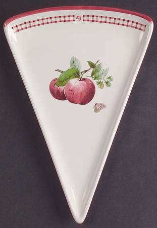 Delicious Triangular Shape Slice Plate by Pfaltzgraff
