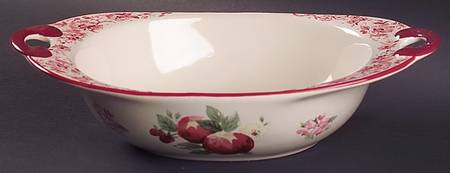 Delicious 11" Nesting Handled Oval Serving Bowl by Pfaltzgraff