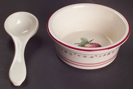 Delicious Dip/Salsa Crock & Ladle by Pfaltzgraff