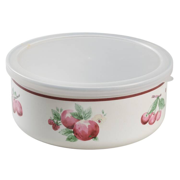 Delicious 7" Metal Bowl & Plastic Lid by Pfaltzgraff
