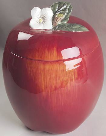 Delicious Figural Cookie Jar & Lid