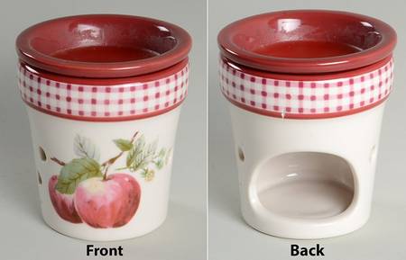 Delicious 2 Pc Wax Tart Burner/Warmer (Bowl & Candle Base)