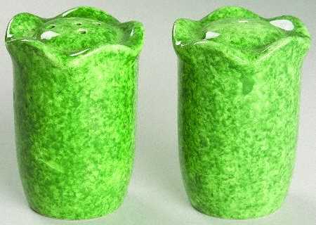 Onde Verde (Medium Green) Salt & Pepper Set