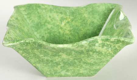 Onde Verde (Medium Green) Square Cereal Bowl