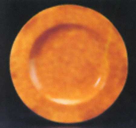 Onde Amber (Gold) 15" Chop Plate (Round Platter)