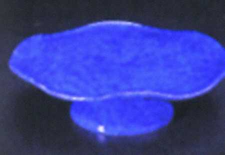 Onde Blu (Blue) 13" Diameter Pedestal Cake Stand