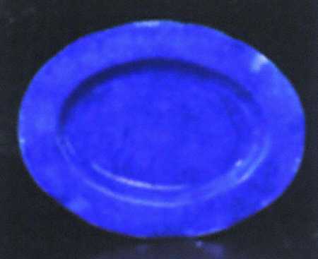 Onde Blu (Blue) 17" Oval Serving Platter