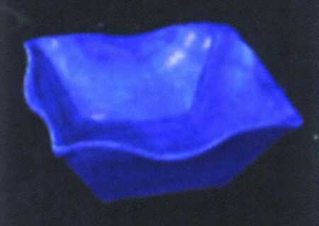 Onde Blu (Blue) 8" Square Vegetable Bowl