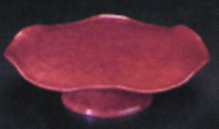 Onde Terra (Rust Brown) 13" Diameter Pedestal Cake Stand