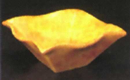 Onde Giallo (Yellow) Square Cereal Bowl