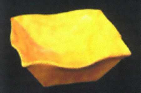 Onde Giallo (Yellow) 8" Square Vegetable Bowl