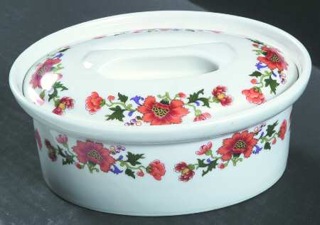 Florence 1 Quart Oval Covered Casserole