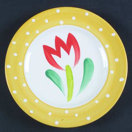 Coquette Red Salad Plate