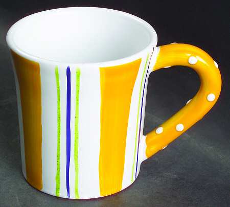 Coquette Yellow Accent Mug