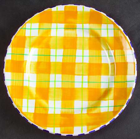 Coquette Yellow Accent Salad Plate