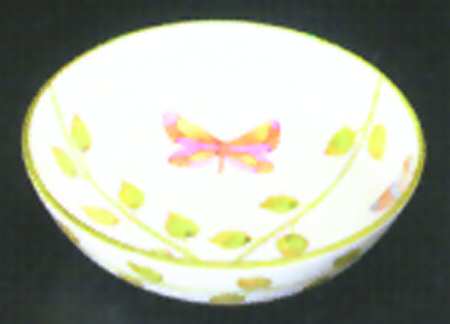 Butterfly Arbor 10" Round Vegetable Bowl