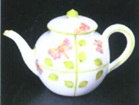 Butterfly Arbor Teapot & Lid
