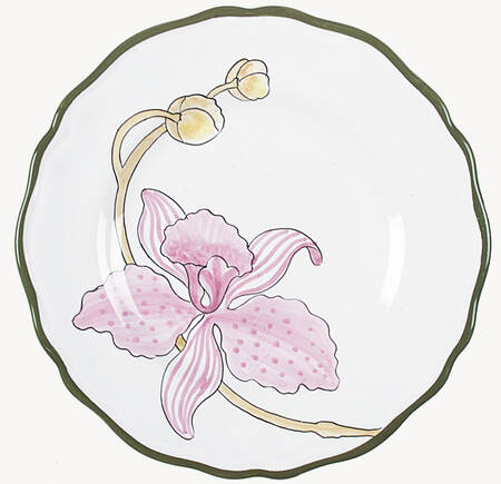 Orchid Garden Fuschia Salad Plate