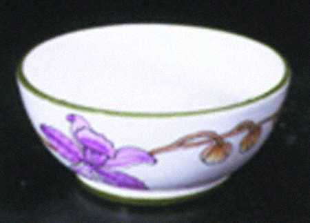 Orchid Garden Fuschia Coupe Cereal Bowl