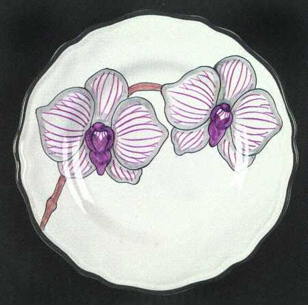 Orchid Garden Light Pink Salad Plate