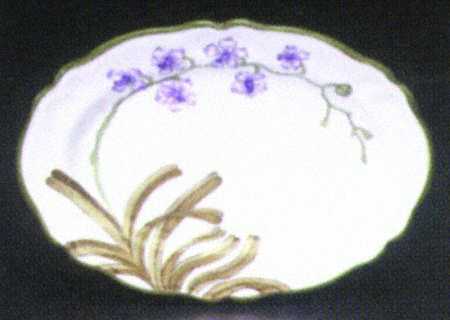 Orchid Garden (Accessories) 13" Oval Serving Platter