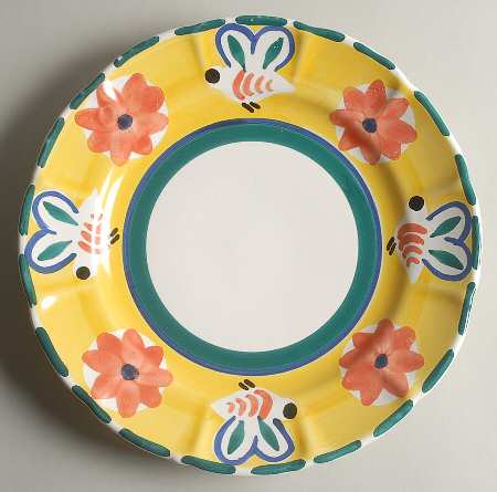 Garden Animal Service Plate (Charger)
