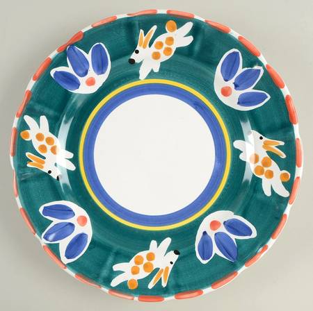 Garden Animal Service Plate (Charger)