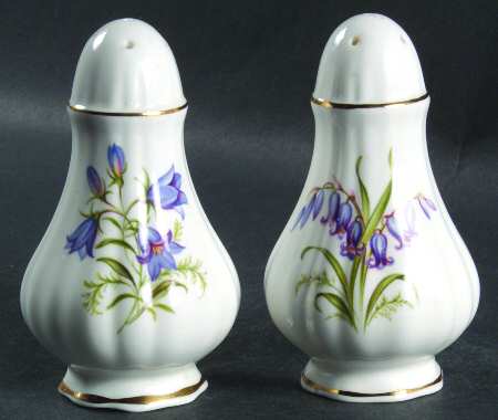 English Flowers (No Flower Name On Back) Salt & Pepper Set