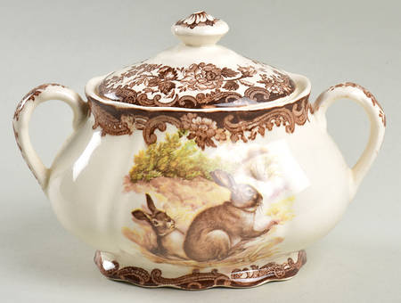 Game Series (Animals) Sugar Bowl & Lid
