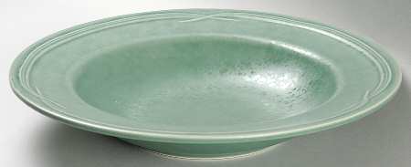 Water's Edge Seafoam Large Rim Soup Bowl