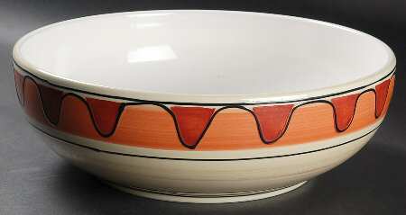 Hot Salsa 11" Large Salad Serving Bowl