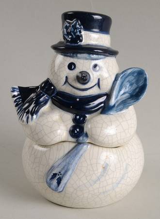 Holiday Figural Sugar Bowl & Lid