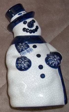 Holiday Snowman Figurine