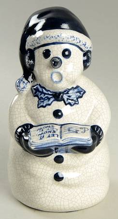 Holiday Snowman Figurine