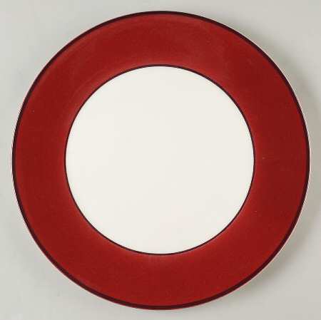 Spa Burgundy (Maroon Trim) 12" Chop Plate (Round Platter)