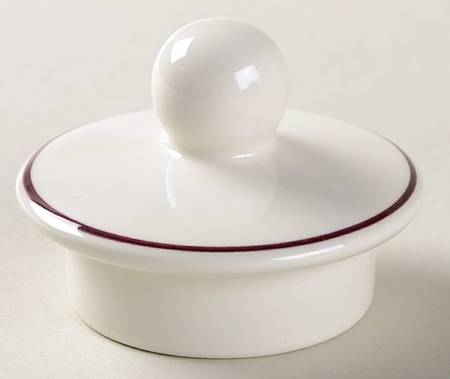 Spa Burgundy (Maroon Trim) Lid for Teapot