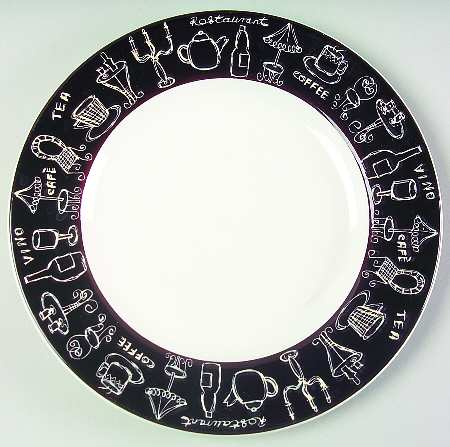Cafe Soho Salad Plate by Pier 1