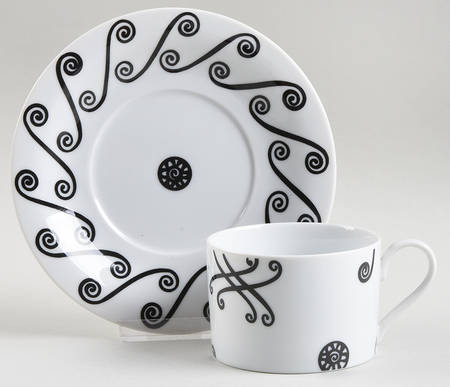 Fez Flat Cup & Saucer Set