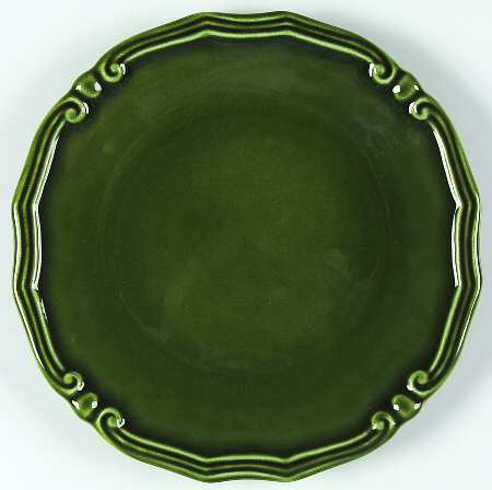 European Country Green Salad Plate