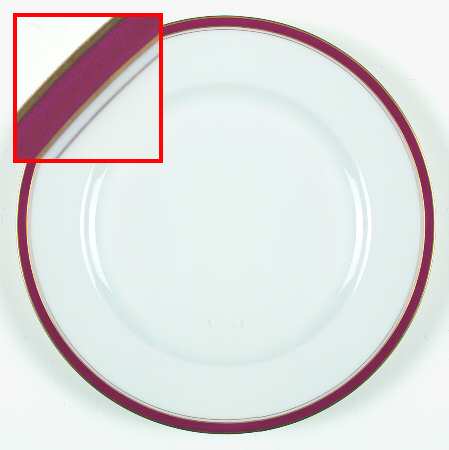 6040 Maroon by Porcelaine Lafarge