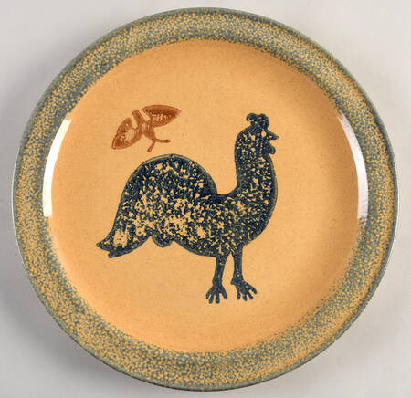 America (By Request 2004) Rooster Service Plate (Charger)