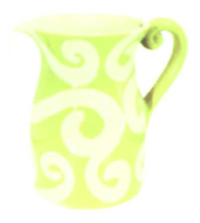 Fingerpaint Green Pitcher
