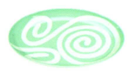 Fingerpaint Sky 17" Oval Serving Platter